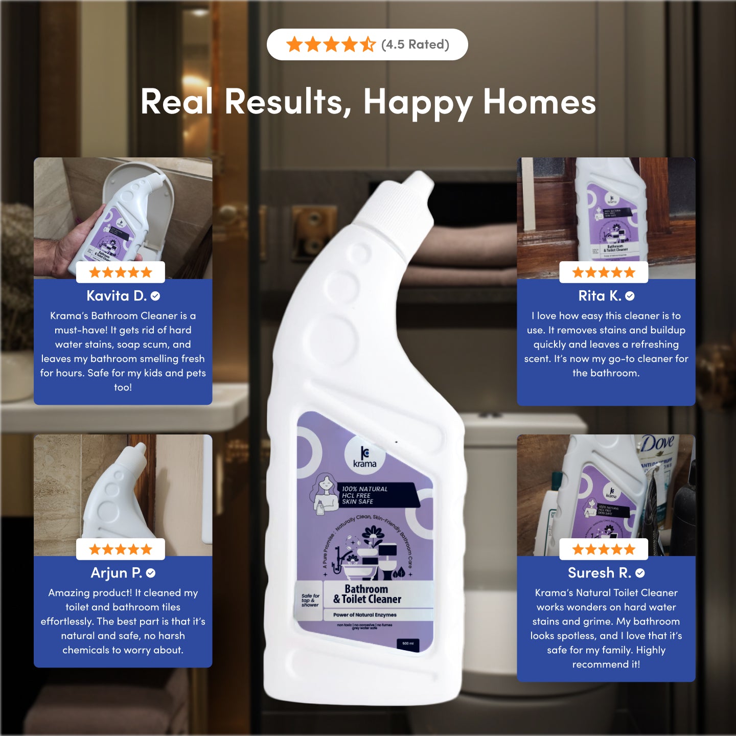 Super value combo - (1 Ltr Laundry liquid+ Dishwash 500ml+ anti flies Floor cleaner 500ml+Toilet and bathroom cleaner 500ml)