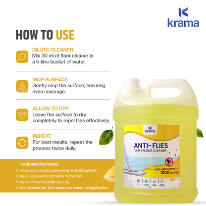 Anti-Flies 2In1 Floor Cleaner