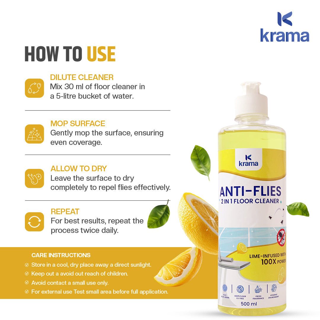 Anti-Flies 2In1 Floor Cleaner