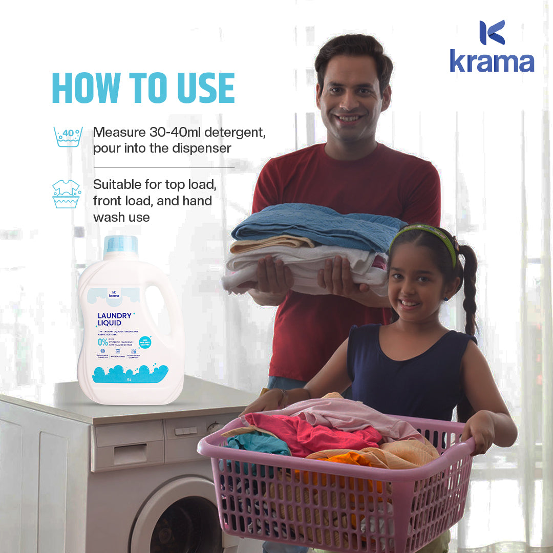 2In1 Laundry Liquid Detergent and Softener