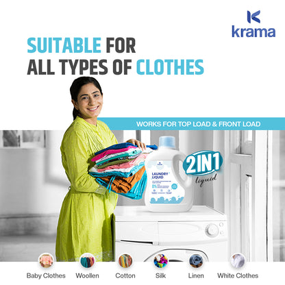 2In1 Laundry Liquid Detergent and Softener