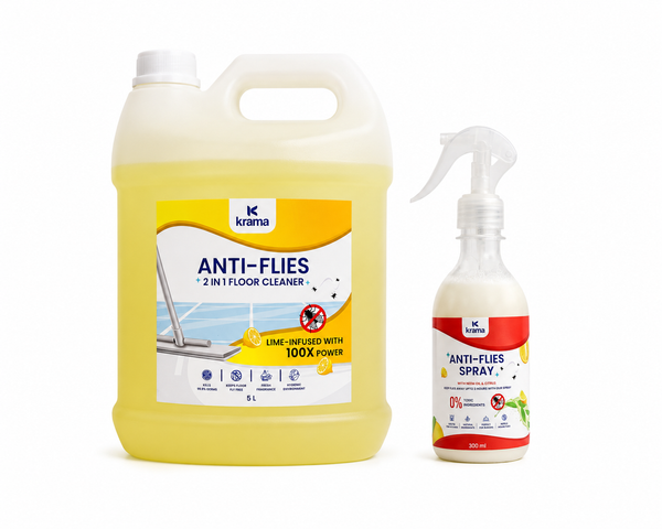 Anti Flies Floor Cleaner 5L + Anti Flies Spray 300ml