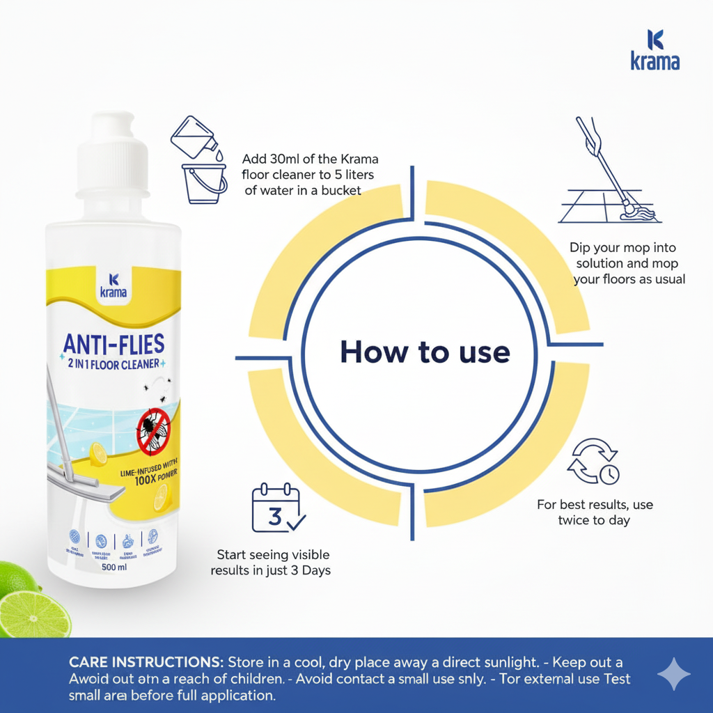 Anti-Flies 2In1 Floor Cleaner