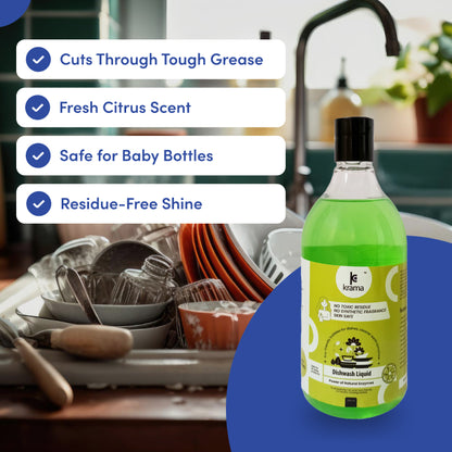 Kitchen combo - ( Dishwash liquid 500ml + Stain remover 1 ltr + Kitchen cleaner 300ml)