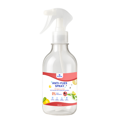 Anti-Fly Spray + Anti-Flies Floor Cleaner– Safe for Kids & Pets, Keeps Flies Away (500 ML)